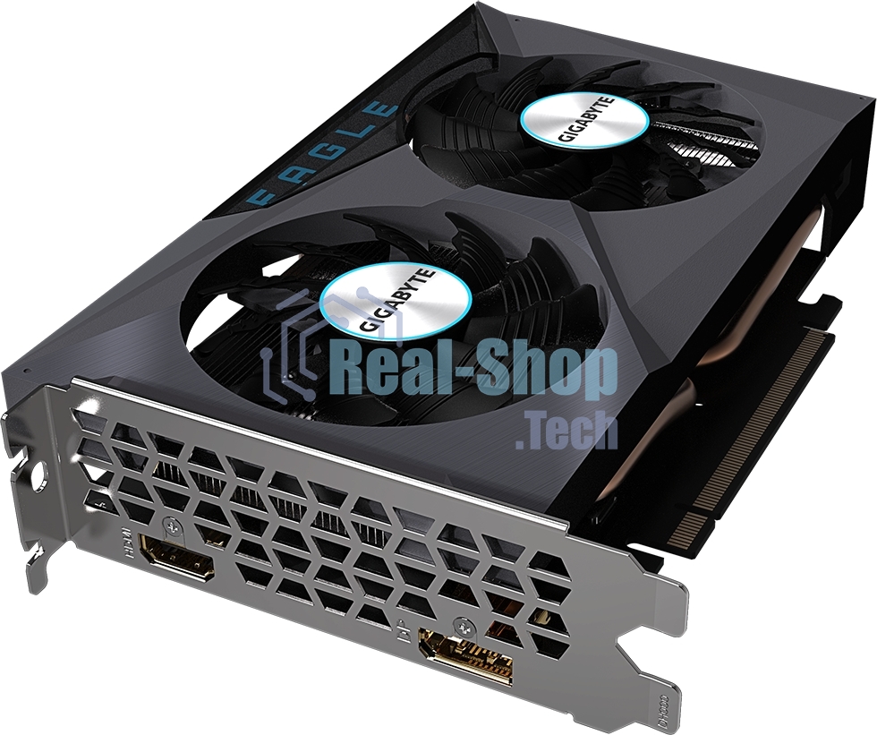 Видеокарта Gigabyte PCI-E GV-R65XTEAGLE-4GD AMD Radeon RX 6500XT 4096Mb 64 GDDR6 2900/12000 HDMIx1 DPx1 HDCP Ret