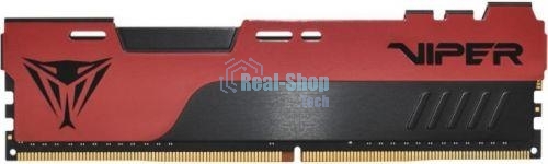 Оперативная память Patriot Viper Elite II, DDR4, 16GB (1x16 GB), 3200 MHz, CL18, DIMM, радиатор, красный, черный
