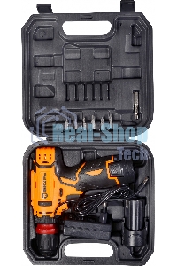 Дрель-шуруповерт аккумуляторная Вихрь ДА-12Л-2КC 72/14/33, Аккумуляторная, 12В, 2 АКБ, Кейс