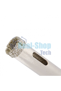 Сверло алмазное Matrix по керамограниту, 6x67 мм, 3-гранный хвостовик 2 шт.