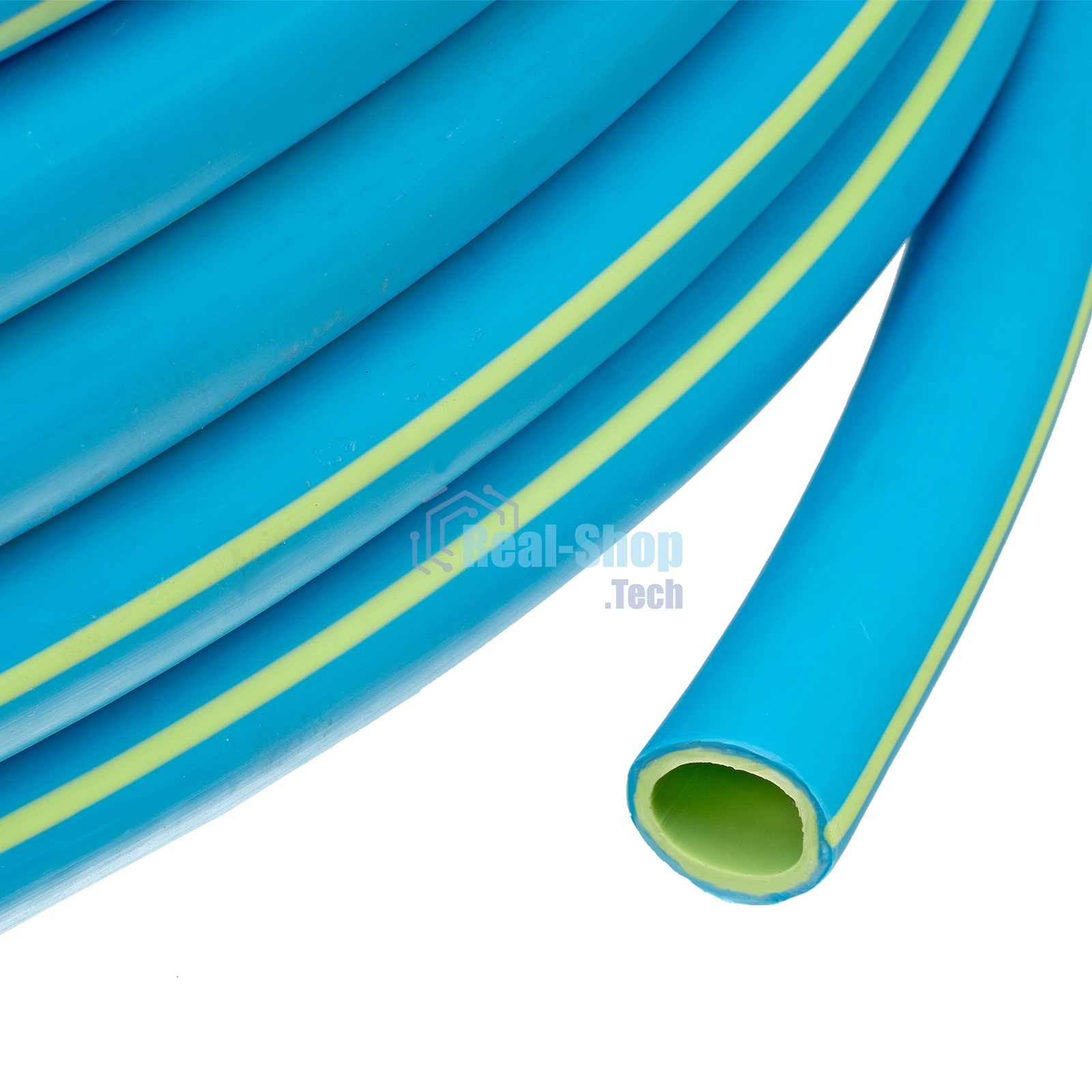 Шланг поливочный Palisad армированный 3 слойный ТЭП 1/2'', 35 м, лазурный