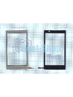 Сенсорное стекло (тачскрин) для Philips Xenium X809, черное