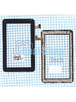 Сенсорное стекло (тачскрин) 10112-0A4945E, черное