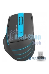 Мышь беспроводная A4Tech Fstyler FG30 серый/синий, 2000 dpi, радиоканал, USB, кнопки - 5