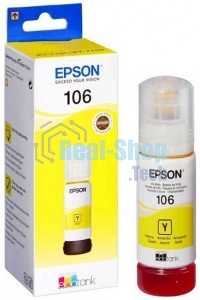 Чернила Epson 106Y C13T00R440 желтый (70 мл) для Epson L7160/7180