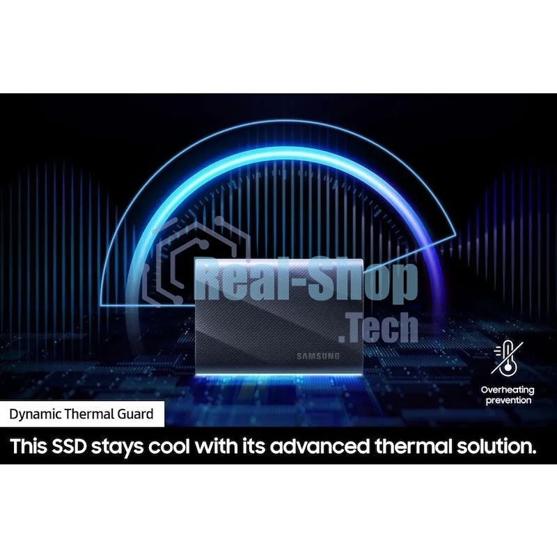 Накопитель SSD 2Tb Samsung T9 MU-PG2T0B/WW, V-NAND, USB 3.2 Gen 2 Type-C [R/W - 2000/2000 Mb/s] черный