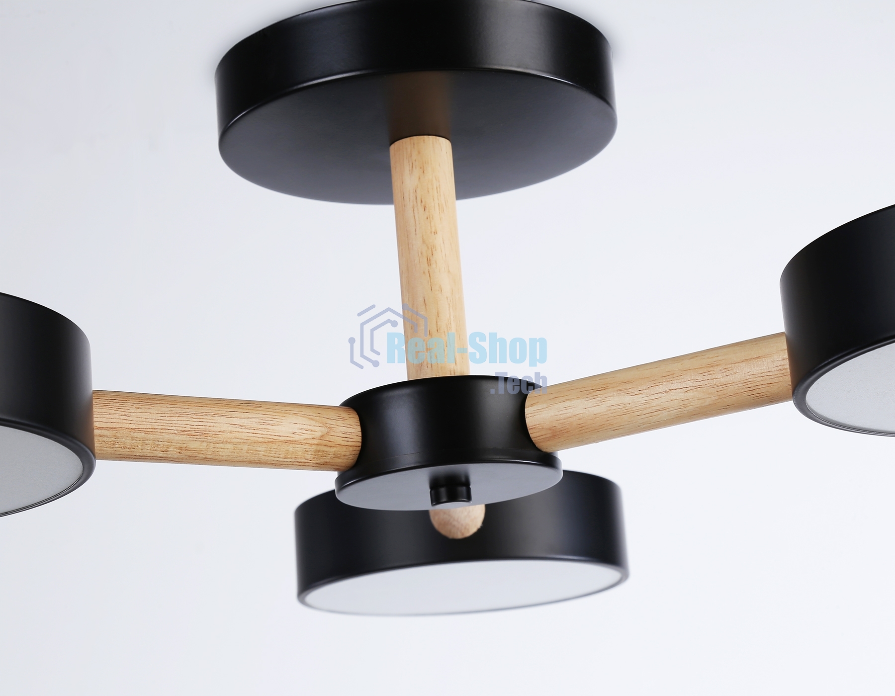 Светильник Ambrella light FL4823/3 BK черный 3000K-6400K 40W D580*160 (ПДУ ИК)