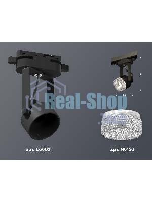 Светильник Ambrella light XT6602060 PBK/CL черный полированный/прозрачный MR16 GU10 (C6602, N6150)
