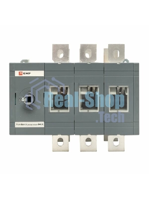 Рубильник 630A 3P реверсивный без рукоятки управления TwinBlock EKF tb-s-630-3p-rev EKF