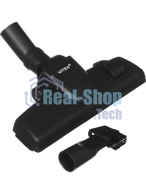Пылесос Vitek VT-CV1880 черный/красный, 400/2000 Вт, уборка сухая, пылесборник контейнер 2,5 л