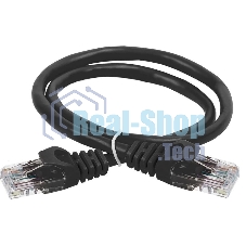 Коммутационный шнур кат. 6 UTP PVC 5м черный | PC09-C6U-5M | ITK