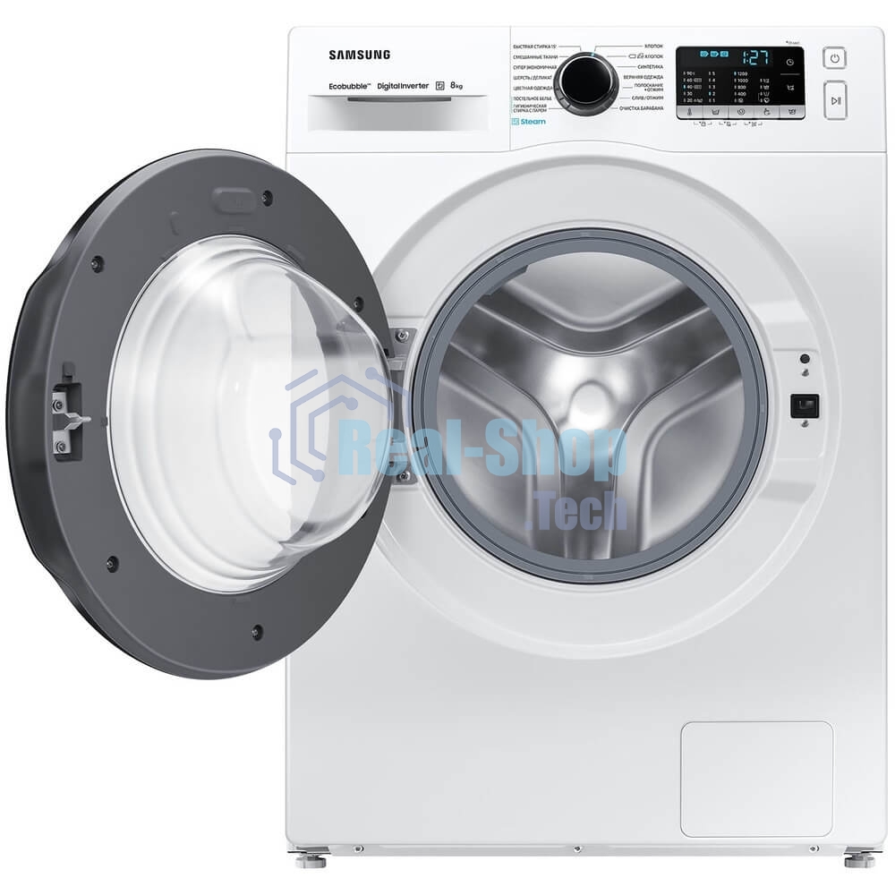 Стиральная машина Samsung WW80AGAS21AELP кл.:A фронт. макс.:8кг