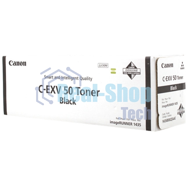 Картридж лазерный Canon C-EXV 50 Toner Black (9436B002), черный, 17600 стр при 6% (689g*1), для IR1435/1435i/1435iF
