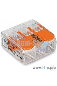 Клемма универс. компактная 3х(0.14-4.0) WAGO 221-413