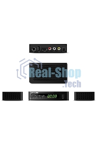 Ресивер DVB-T2 Starwind CT-200 черный