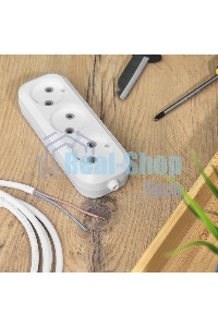 Колодка Rexant 3 гнезда без заземления