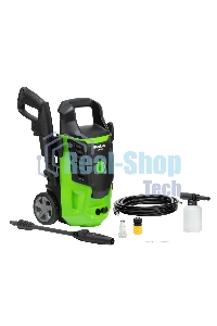 Моечная машина высокого давления Сибртех АМ-1800, 1800 Вт, 140 бар, 350 л/ч, колесная