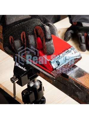 Брусок для шлифования Matrix 160 х 85 мм, пластиковый с зажимами