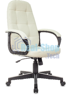 Кресло Бюрократ CH 002 OR-10 слоновая кость, экокожа
