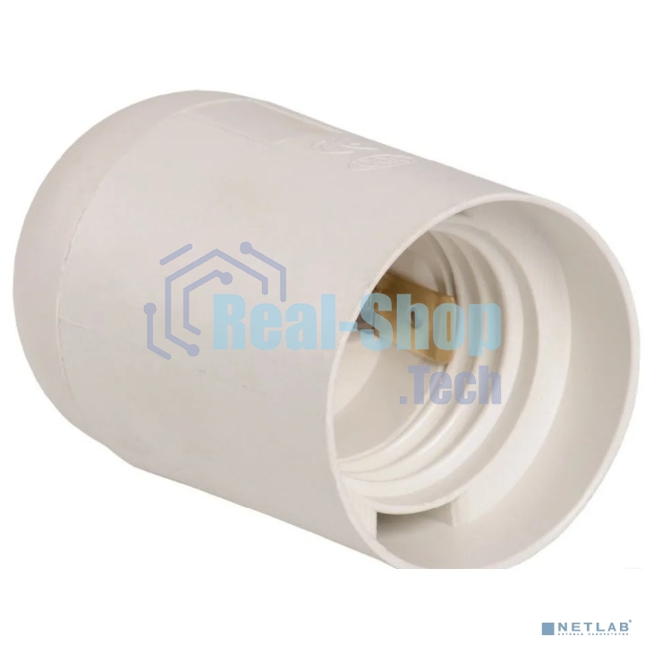 Патрон электрич. E27 Ппл27-04-К02 подвесной пластик бел. (с этикет.) ИЭК EPP10-04-01-K01