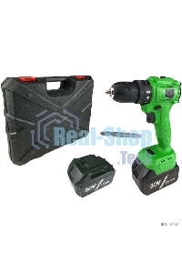 Дрель-шуруповерт аккумуляторная Zitrek Greenpower 20 Pro 063-4061, Аккумуляторная, 20В, 2 АКБ, Кейс