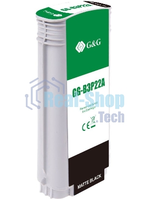 Картридж струйный G&G GG-B3P22A №727 черный матовый (130 мл) для HP DJ T920/T1500/T2530