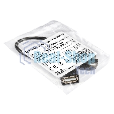 Удлинитель USB 2.0 ExeGate EX-CC-USB2-AMAF-0.15L (Am/Af, угловой 90-градусный коннектор (горизонтальный левый), 0,15м)