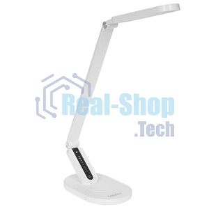 Настольный светильник Camelion KD-859 C01 белый LED (Свет-к наст.10Вт,230В,750лм,сенс.рег.ярк и цвет.темп,USB-5В,1А)