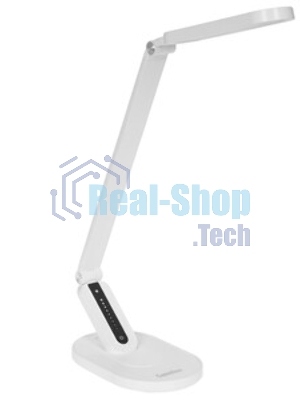 Настольный светильник Camelion KD-859 C01 белый LED (Свет-к наст.10Вт,230В,750лм,сенс.рег.ярк и цвет.темп,USB-5В,1А)