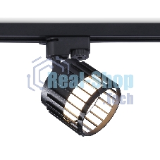 Трековый однофазный светильник Ambrella light GL5349 BK черный GX53 D100*80