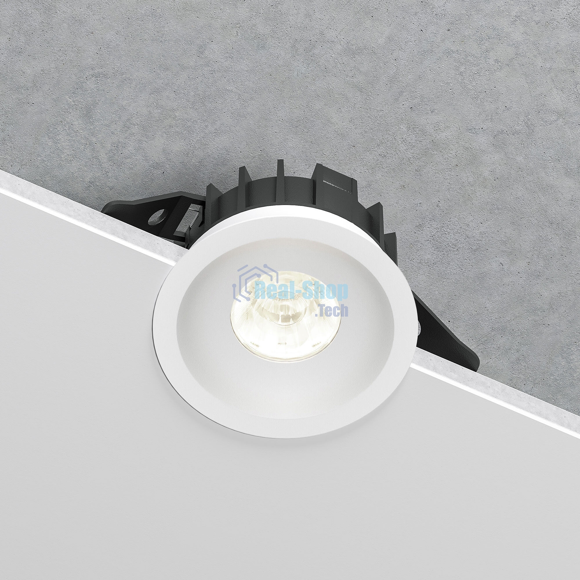 25067/LED 10W 4000K / светильник встраиваемый светодиодный / белый