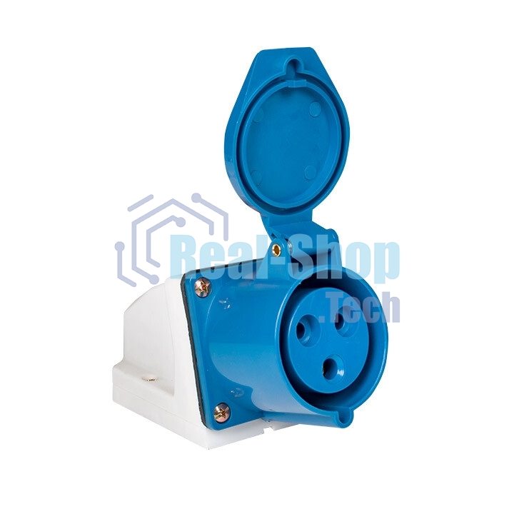 Розетка наруж. уст. 16А 220В 2Р+РЕ IP44 (113) EKF ps-113-16-220