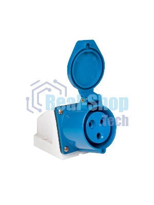 Розетка наруж. уст. 16А 220В 2Р+РЕ IP44 (113) EKF ps-113-16-220