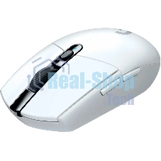 Мышь беспроводная Logitech G304 Lightspeed белый, 12000 dpi, радиоканал, USB, кнопки - 6 Мышь беспроводная Logitech G304 Lightspeed белый, 12000 dpi, радиоканал, USB, кнопки - 6
