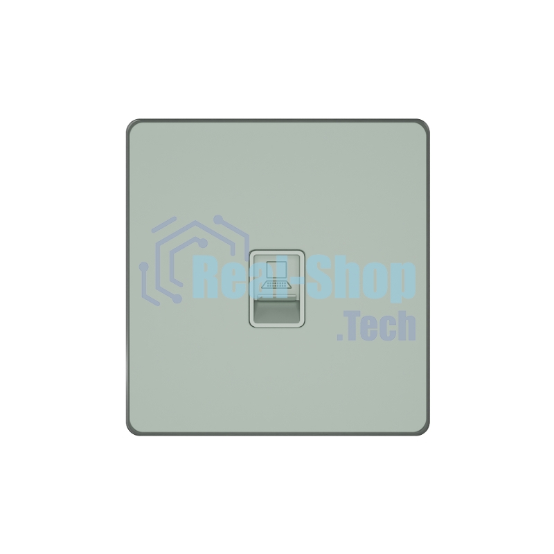 Розетка информационная С/У RJ-45 кат.5e, Таежное утро , Systeme Infinity