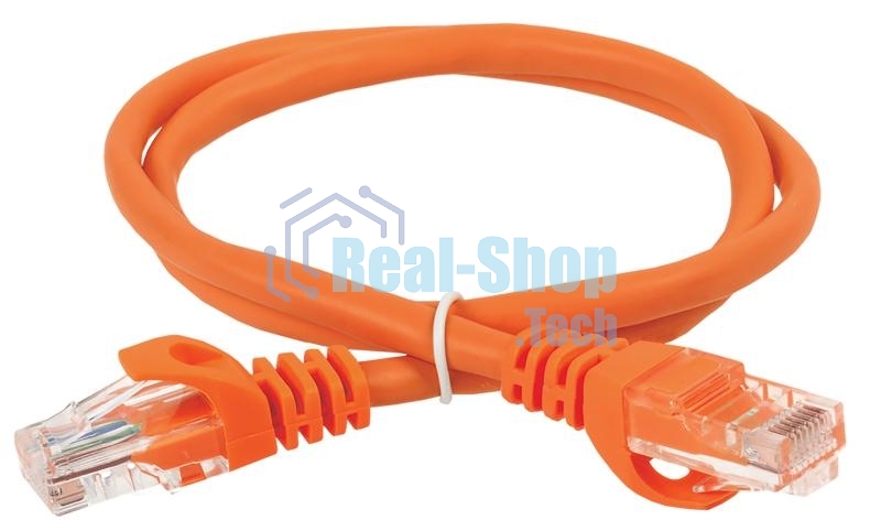 Коммутационный шнур кат. 6 UTP PVC 3м оранжевый | PC07-C6U-3M | ITK