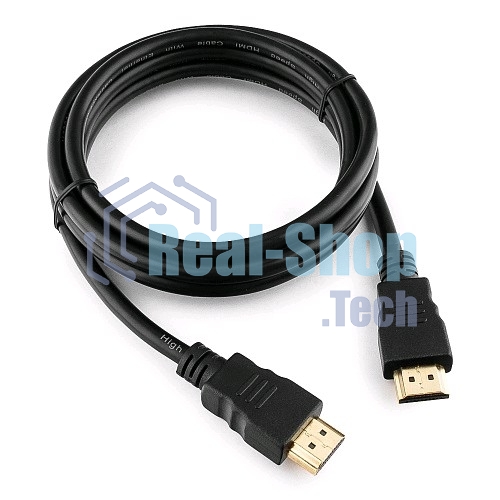 Кабель Cablexpert HDMI CC-HDMI4-6, 19M/19M, v2.0, медь, позол.разъемы, экран, 1.8м, черный, пакет