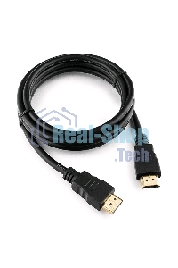 Кабель Cablexpert HDMI CC-HDMI4-6, 19M/19M, v2.0, медь, позол.разъемы, экран, 1.8м, черный, пакет