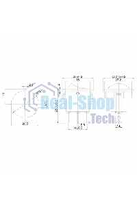 Выключатель клавишный Rexant круглый 12V 16А (3с) ON-OFF черный с красной подсветкой
