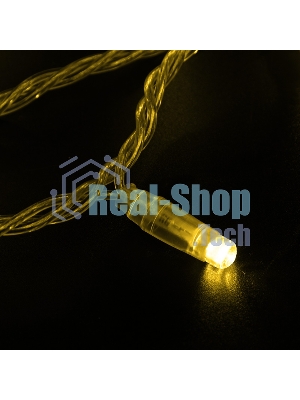 Гирлянда Neon-night Нить 10м, постоянное свечение, прозрачный ПВХ, 24В, желтый