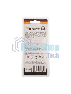 Сверло по металлу ступенчатое Kranz 9,0-36,0 мм 