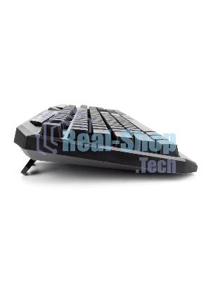 Клавиатура с подсветкой Gembird KB-G420L, USB, черный, 114 кл., м/медиа, Rainbow, кабель 1.5м