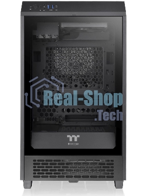 Компьютерный корпус Thermaltake The Tower 200 черный без БП miniITX 11x120мм 5x140мм 2xUSB 3.0 audio bott PSU