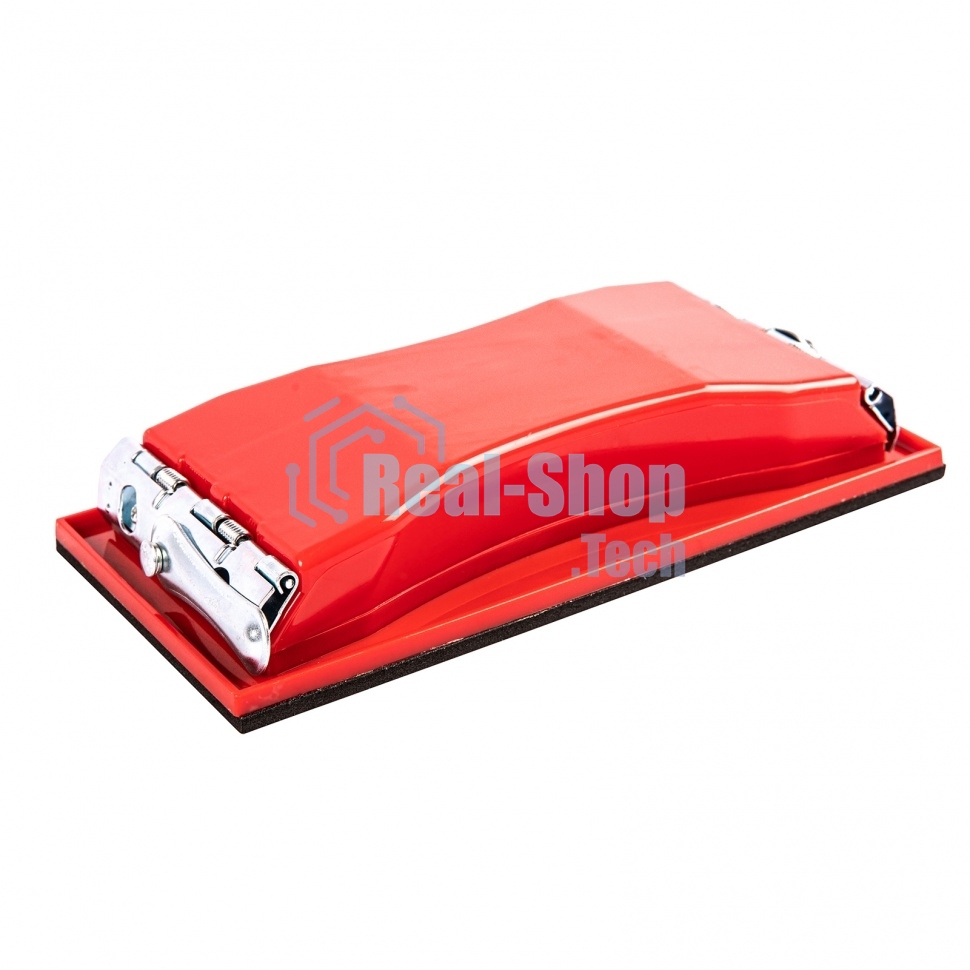 Брусок для шлифования Matrix 210 х 105 мм, пластиковый с зажимами