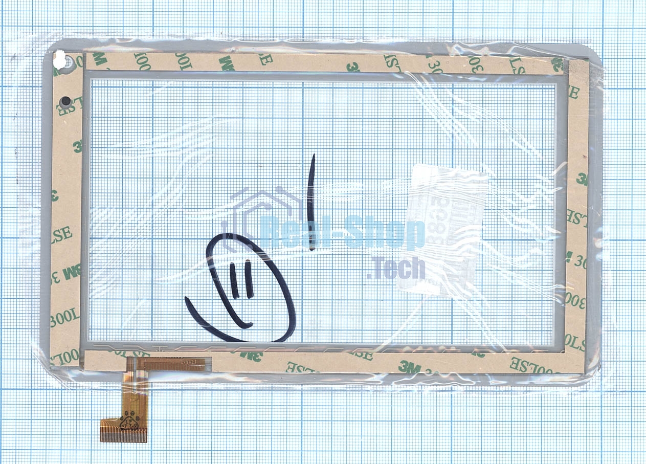 Сенсорное стекло (тачскрин) 10112-0A4945E, белое