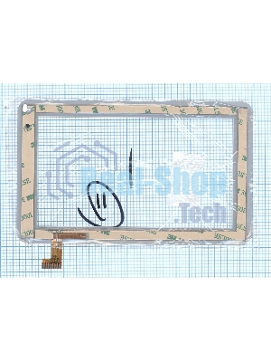 Сенсорное стекло (тачскрин) 10112-0A4945E, белое