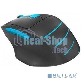 Мышь беспроводная A4Tech Fstyler FG30 серый/синий, 2000 dpi, радиоканал, USB, кнопки - 5