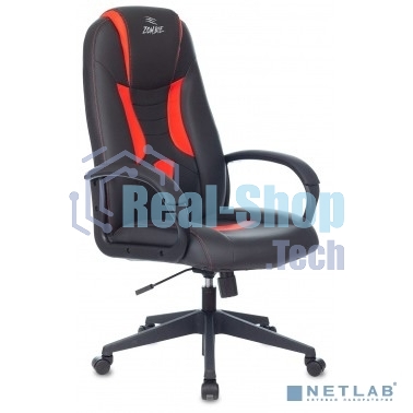 Кресло игровое Zombie 8 черный/красный, искусственная кожа, крестовина пластик