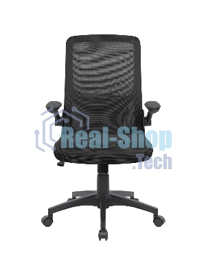 Кресло Defender DALLAS черный, сетка, 120 кг, механизм качания