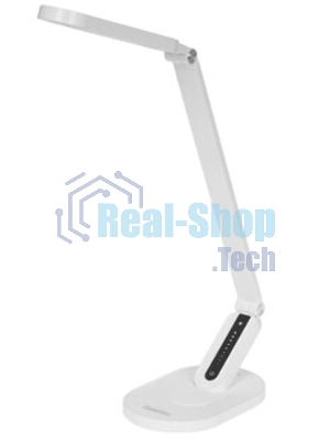 Настольный светильник Camelion KD-859 C01 белый LED (Свет-к наст.10Вт,230В,750лм,сенс.рег.ярк и цвет.темп,USB-5В,1А)